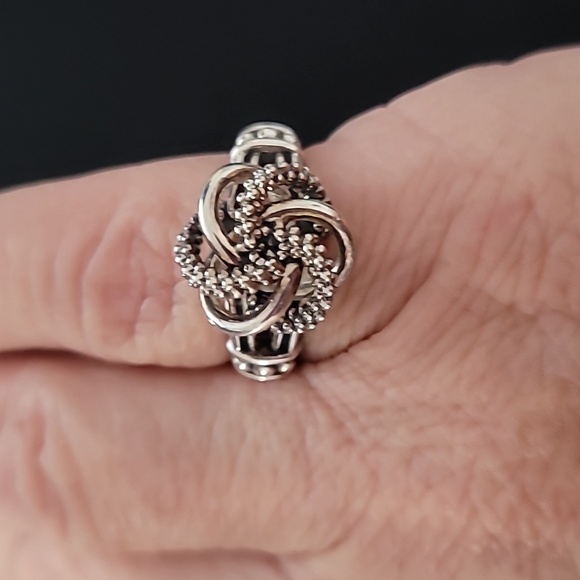 LAGOS Sterling Silver Love Knot Ring 6 - Picture 12 of 12